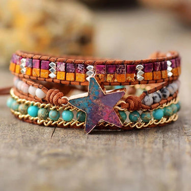 Walk of Fame Jasper Wrap Bracelet-Your Soul Place